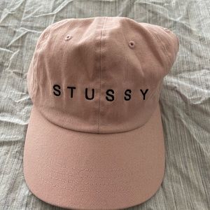 Stussy Pink Strap-back Baseball Hat
